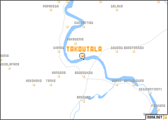 map of Takoutala