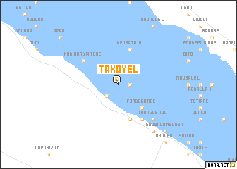 map of Takoyel