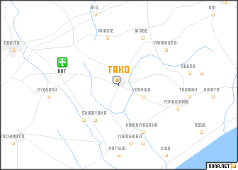 map of Tako