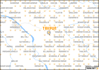 map of Takpur