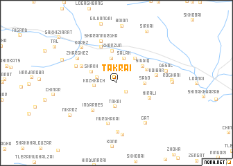 map of Takrai