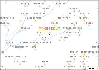 map of Takrekout