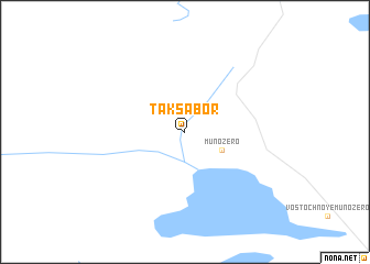 map of Taksa-Bor