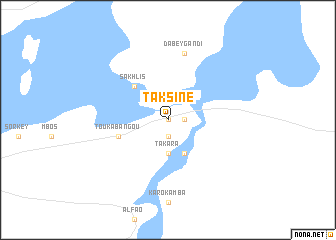 map of Taksine