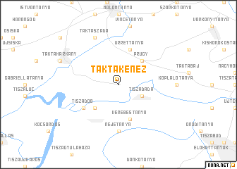 map of Taktakenéz