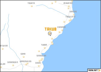 map of Takub