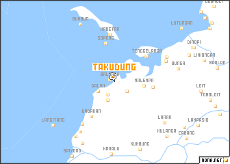 map of Takudung