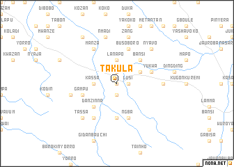 map of Takula