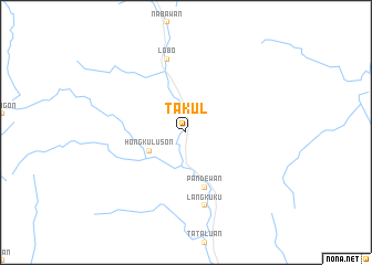 map of Takul