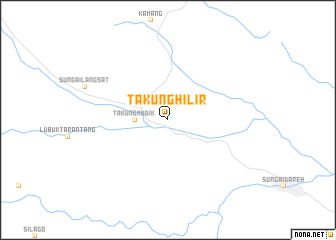 map of Takung-hilir