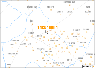 map of Takursawa