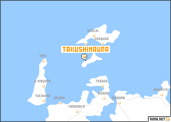 map of Takushimaura