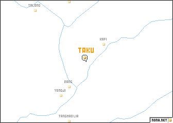 map of Taku