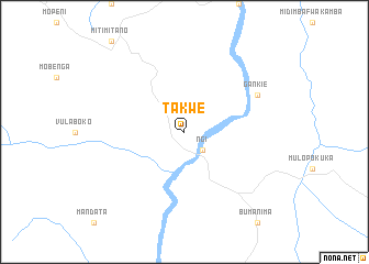 map of Takwe