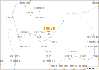 map of Takye