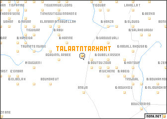 map of Talâat nʼTarhamt