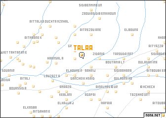 map of Talâa