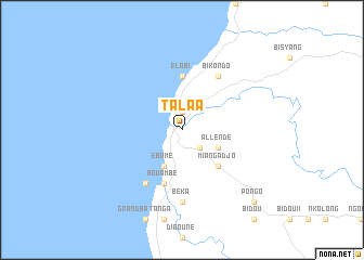 map of Talaa