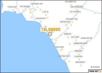 map of Talabaan