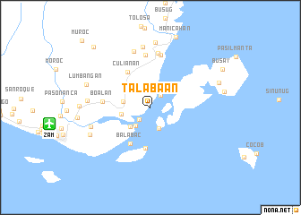 map of Talabaan