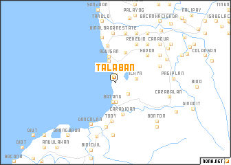 map of Talaban