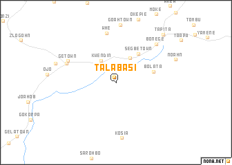 map of Talabasi
