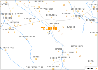 map of Ţalāben