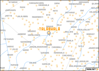 map of Talābwāla