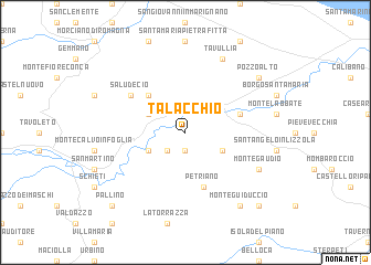 map of Talacchio