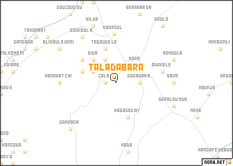 map of Taladabara