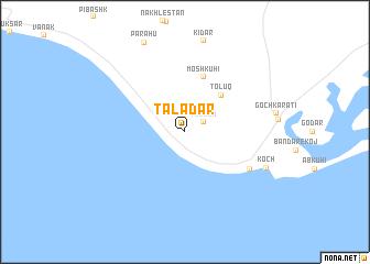 map of Ţalādar