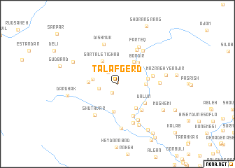 map of Talaf Gerd