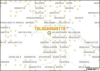 map of Talagahawatta