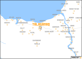 map of Talaganao