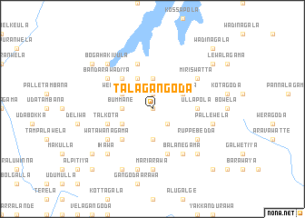 map of Talagangoda
