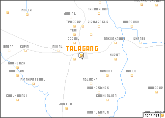 map of Talagang