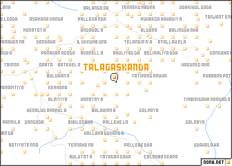 map of Talagaskanda