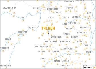 map of Talaga