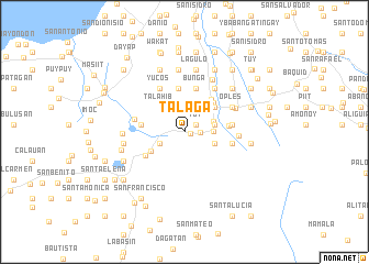 map of Talaga