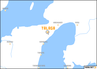 map of Talaga