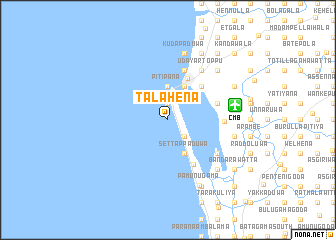 map of Talahena