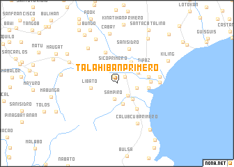 map of Talahiban Primero