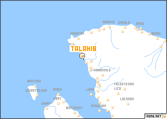 map of Talahib