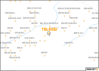 map of Talahsī