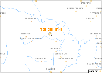map of Talahuichi