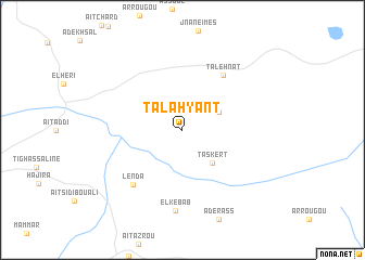 map of Talahyant