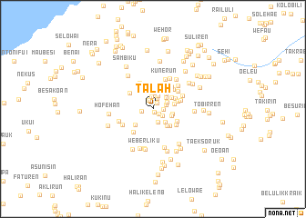 map of Talah