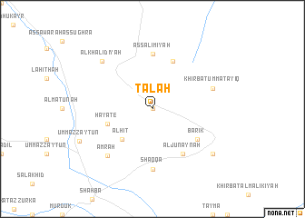 map of Ta‘lah