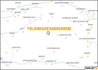 map of Talāi Budhe Shāh Gharbi