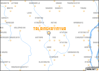 map of Talaingkayin-ywa